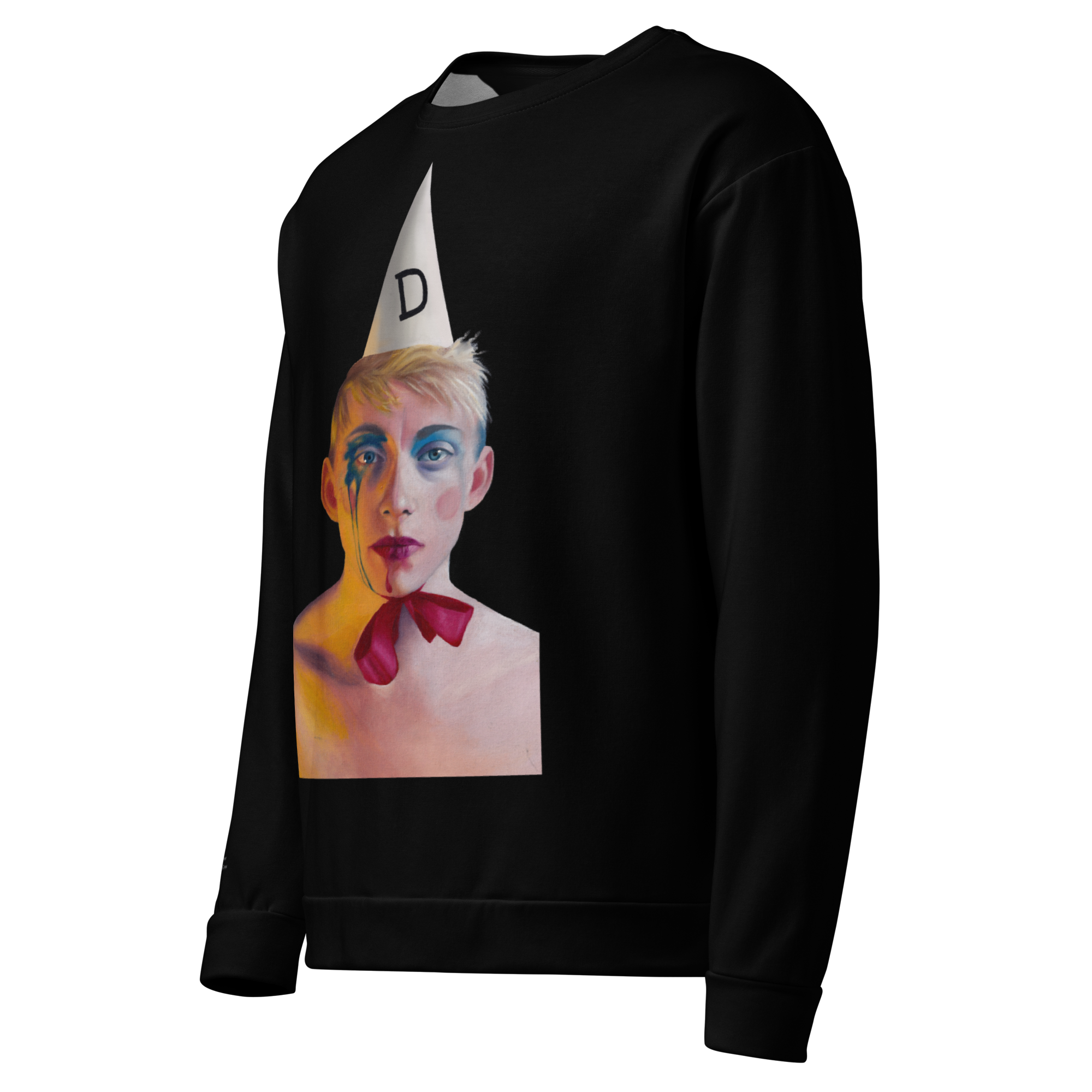 The Dunce sweatshirt, left-front view