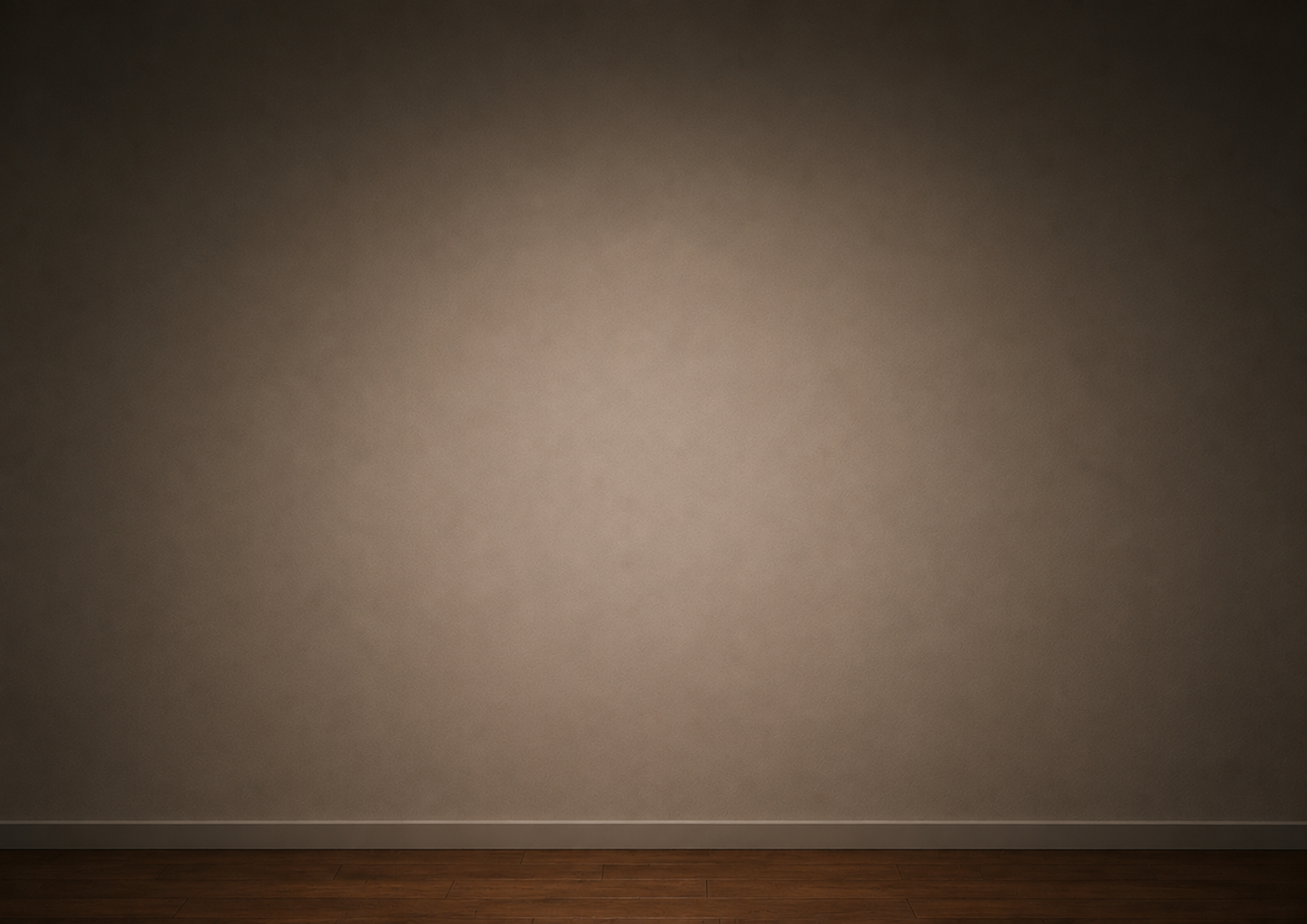 A warm-lit gallery wall